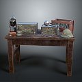 Telegraph Sender Old-fashioned Telegraph Old-fashioned Telegraph Military Typewriter English Typewriter 3d model