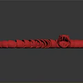 snake cobra venomous snake python reptile cold-blooded animal reptile 3d model