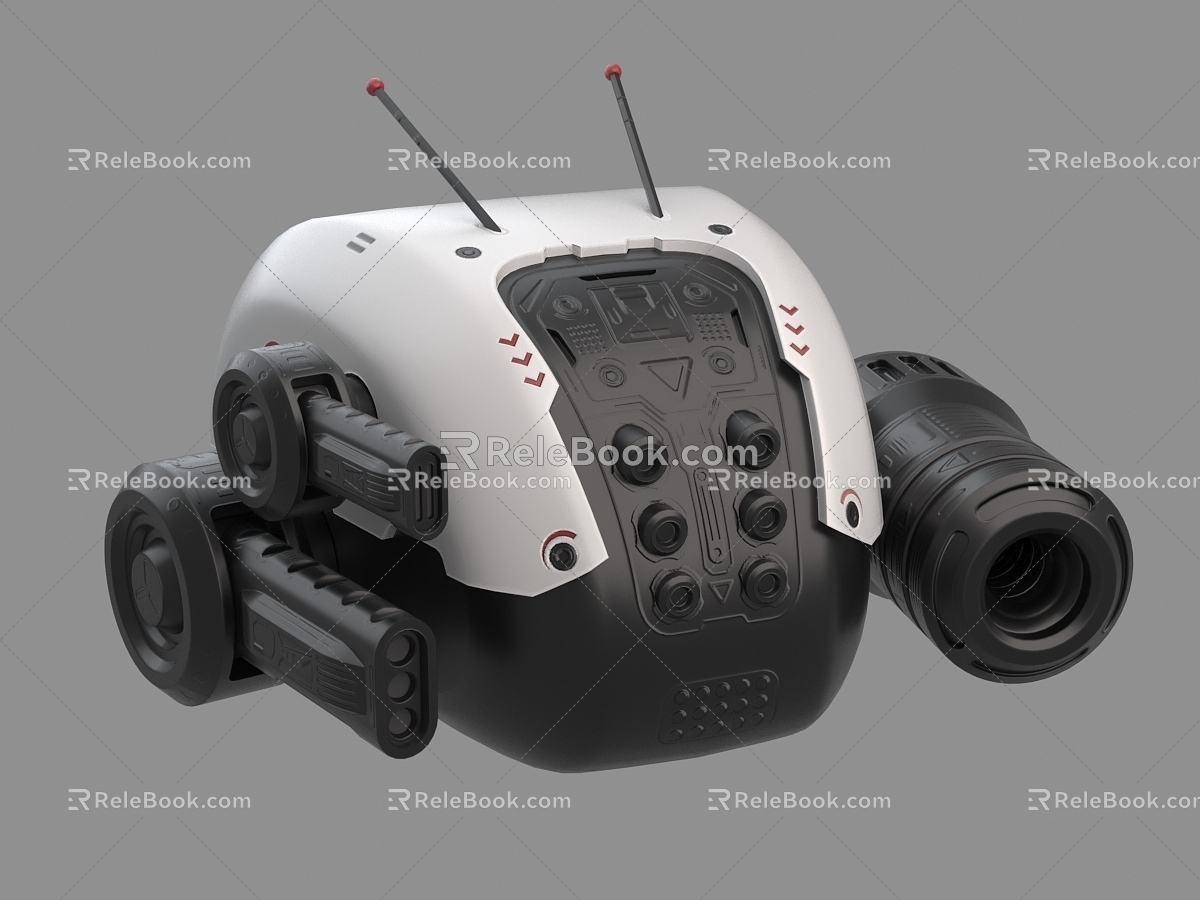 Sci-fi Robot Cosmic Weapon Robot Flying Machine 3d model