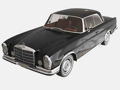 Hyundai Mercedes-Benz Classic Car 3d model Hyundai Mercedes-Benz Classic Car 3d model