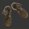 Modern Boots Medium Boots 3d model