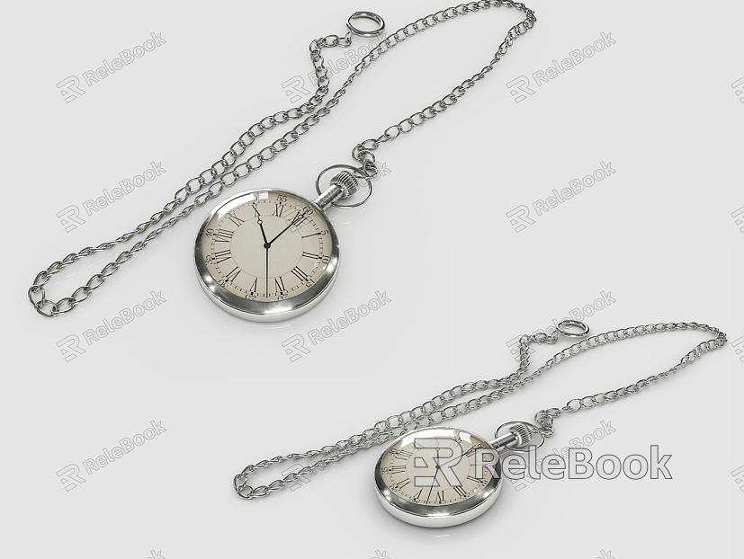 Modern Watch Pocket Watch Timer Running Watch model