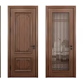 New Chinese style single door SU model 3d model