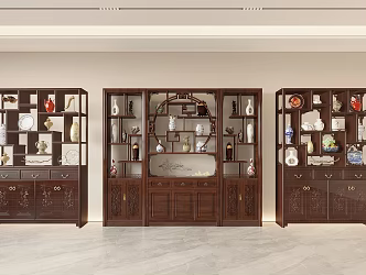 Antique Shelf 3d model