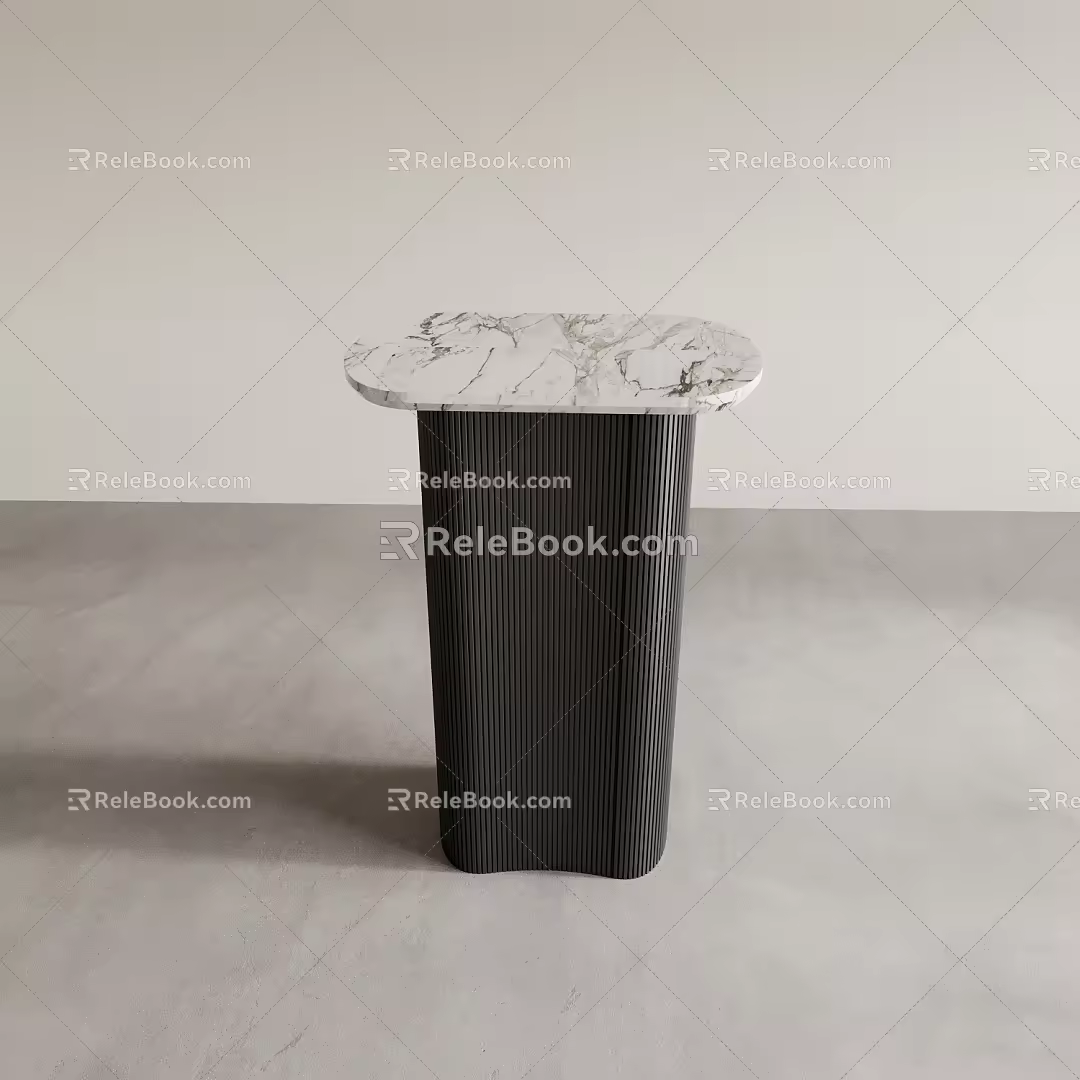 Side table Bedside table 3d model