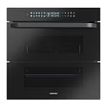 Samsung Black Built In Double Ovens With Digital Control Panel For Modern Kitchen 3d model