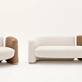 Modern Multiplayer Combination Sofa Single Sofa Shaped Sofa TOP17 Poliform Modern Multiplayer Sofa 3d model