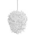 Modern White Fluffy Feather Like Artistic Pendant Chandelier Light Design