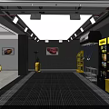Professional Car Detailing Store with Coating Services and Lounge Area 3d model