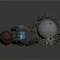 Sci-fi Items Sci-fi Components High-tech Components Sci-fi Equipment Sci-fi Scene Sci-fi Environment Game Scene 3d model