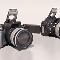 Modern Camera SLR Camera Projector 3d model