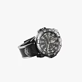 Luxury Sporty Men's Watch Jewelry With Black Dial Strap And Numerical Markers