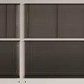 Black Venetian Blinds Modern Design For Window With Adjustable Slats And Light Control