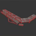 Movable Metal Ramp Platform With Guardrails For Event Or Industrial Use