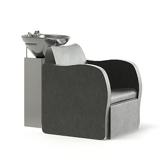 Modern shampoo chair 3d model