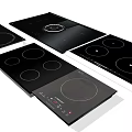 modern induction cooker 3d model