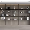 Modern Bookshelf 3d model