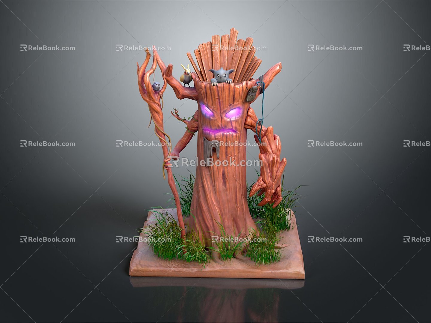 Elf Elf Tree Tree Demon Tree Monster Tree Man Tree Elf Monster Monster Alien Monster 3d model