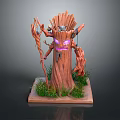 Elf Tree Demon Tree Monster Tree Man Tree Elf Monster Alien Monster 3d model