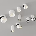 Modern downlight spotlight open downlight adjustable angle 3d model