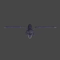 Game And Movie Character Dragon With Large Wings And Dark Scales