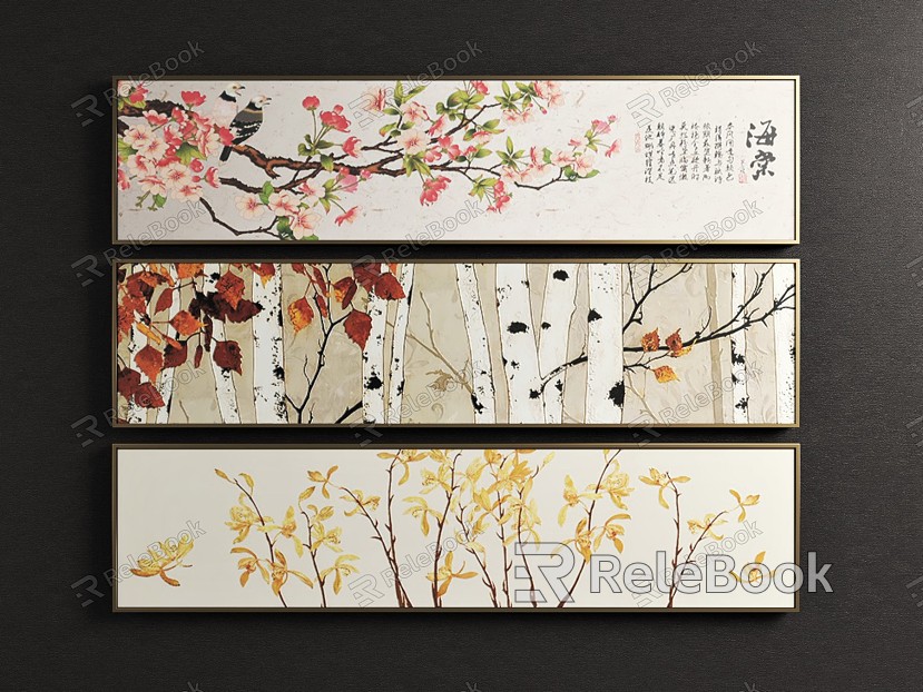 New Chinese Decorative Painting model