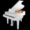 Black Grand Piano Acoustic Musical Instrument With Elegant Design And Professional Finish