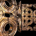 Modern Luxury Metal Partitions With Circular Hole Design For Modular Installation