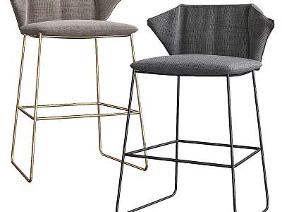 Vintage Other Bar Stool Saba Italia 3d model