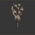 Camouflage Military Fighter Jet Model With Number 85 And Red Star Emblem