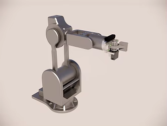 Intelligent mechanical arm robot hand 3d model
