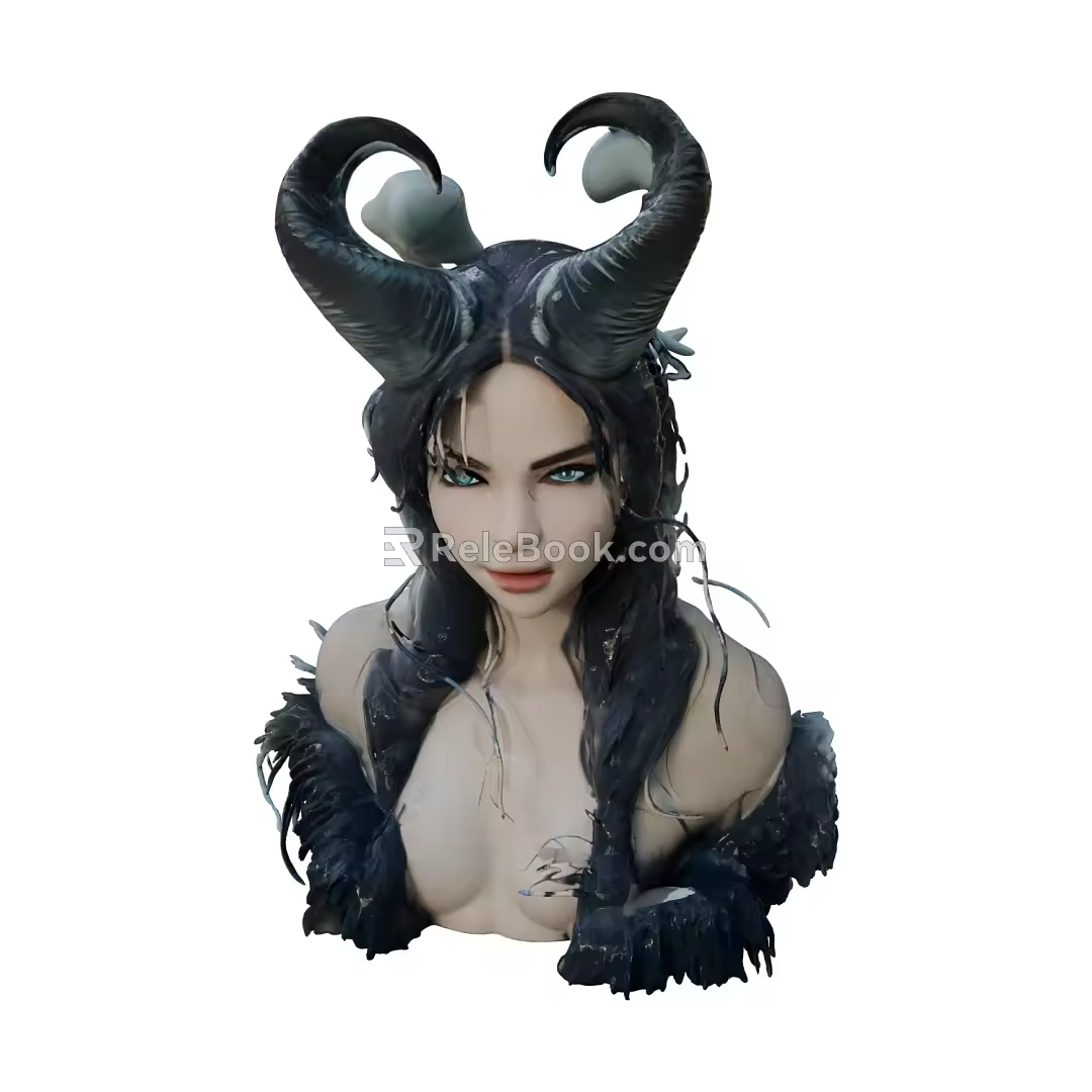Game Role Beauty 3d model
