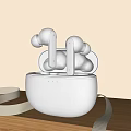 Modern Wireless Bluetooth Headset Xiaomi In-Ear Bluetooth Headset Bluetooth Headset Wireless Bluetooth Headset Digital Headset Mobile Headset 3d model