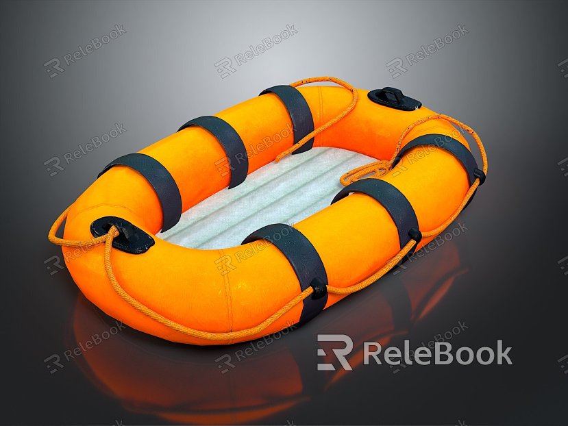 Modern Kayak Kayak Raft Rubber Boat Single Rubber Boat model