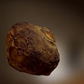 Fresh Root Vegetable With Rough Surface Brown Yellow Color And Irregular Shape 3d model