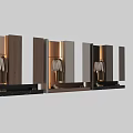 Modern Entryway Cabinet Sideboard Design With Mirror Hanging Area And Storage Drawers