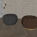 American sofa stool 3d model