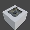 Industrial Equipment With Mechanical Pipes Top Vent Structure And Square Base