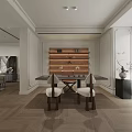 Elegant French Style Open Living And Dining Room Interior With Exquisite Decor And Cozy Furniture