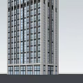 Modern High Rise Office Building With Glass Windows And Contemporary Design