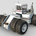 Tractor Big Bud Tractor Big Bud 747 Engineering Truck Automobile Agricultural Vehicle 3d model