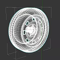 Car Wheel Featuring Black Rubber Tire And Silver Alloy Rim Design