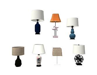 New Chinese-style Special-shaped Table Lamp Table Lamp 3d model