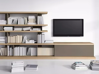 Bookshelf 3d model