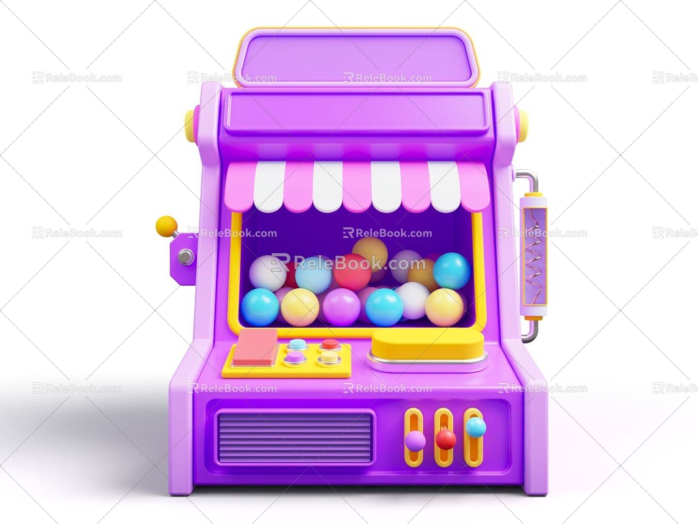 Cartoon lottery machine egg twisting machine doll machine lottery machine model