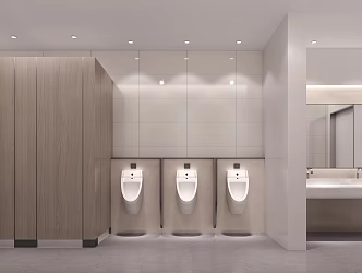 Public toilet Modern toilet 3d model