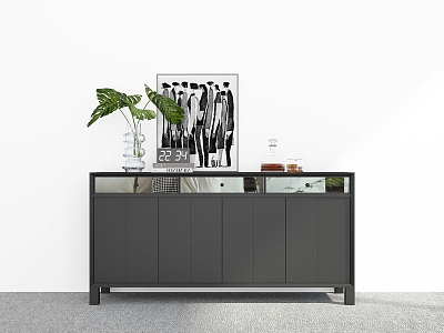 Modern Side Cabinet Side Cabinet Decoration Sideboard Cabinet Side Cabinet 3d model