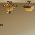 Poliform Modern Ceiling Chandeliers With Elegant Glass Shades And Design 3d model