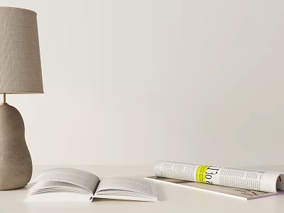 Modern Book Ornaments Combination 3d model