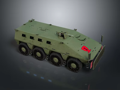 Bullet-proof Vehicle Armored Vehicle Armored Transporter Armed Jeep Armed Vehicle Armed Bullet-proof Vehicle Military Jeep 3d model